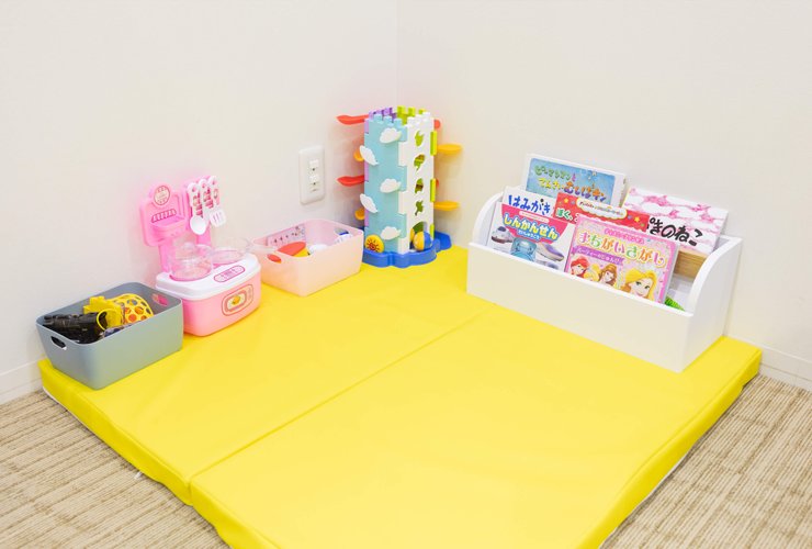 診療室内には専用のキッズルーム